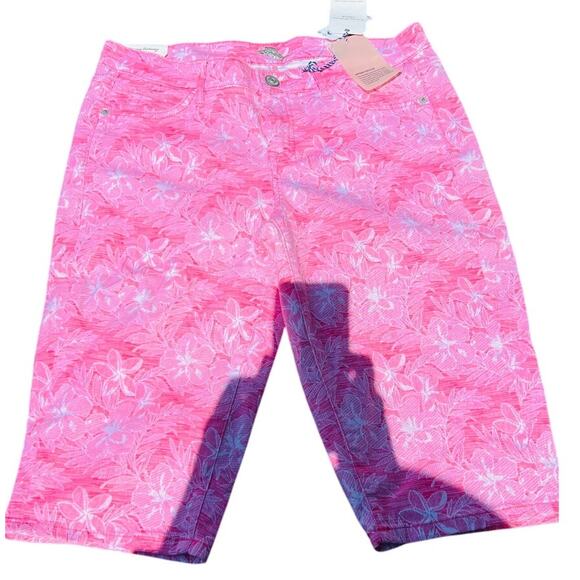 Tommy Bahama Pants - 🩷 NEW Tommy Bahama Boulevard Blossoms Boardwalk Shorts Soft Flamingo SZ 30 / 4